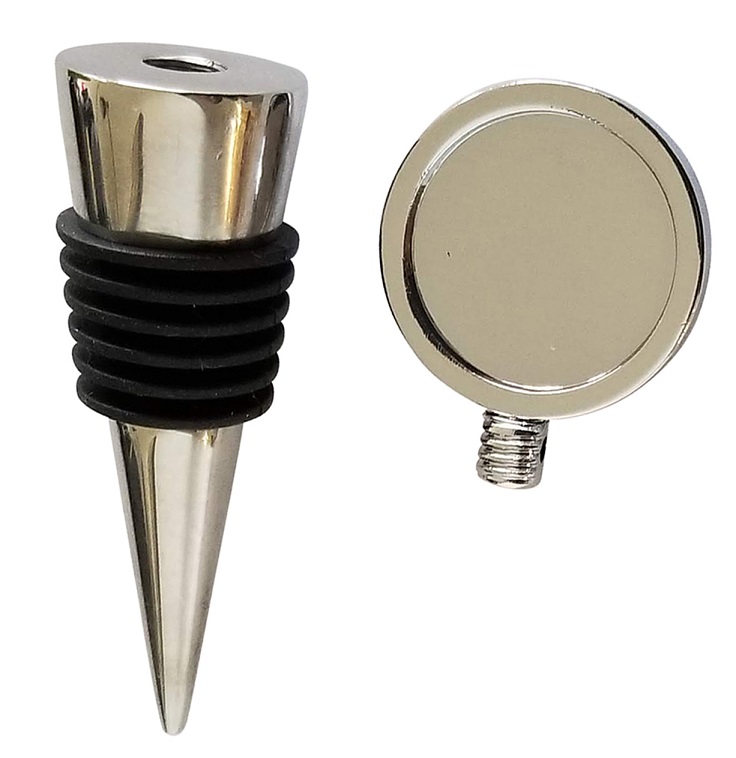 this offer is for one single set Blank #304 SS Wine Bottle Stoppers 